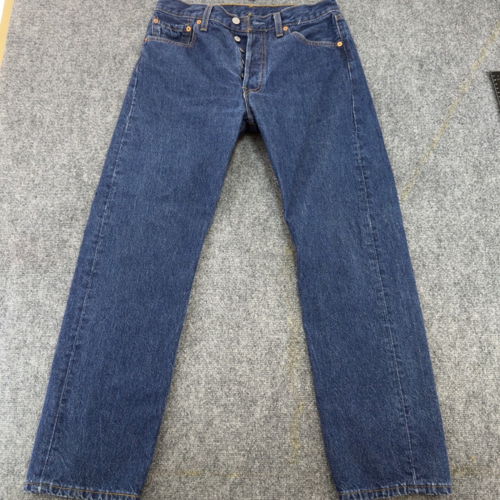 Vintage Levi's 501 Straight Leg Denim Jeans Made in USA Blue Size 31x30